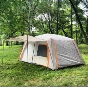 تصویر چادر کمپینگ دو پوشش سایبان دار 6 نفر خواب 