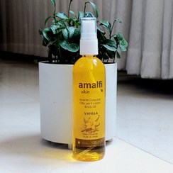 تصویر روغن ماساژ بدن خوشبو و تحریک کننده برند آملفی | رایحه وانیل 