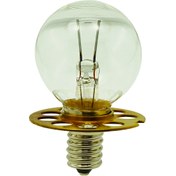 تصویر لامپ اسلیت لمپ 6 ولت 4.5 آمپر هوسوبوشی مدل OP2562 پایه E14 Slit lamp 6 volts 4.5 amps Hosobushi model OP2562 E14 base