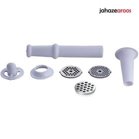 تصویر چرخ گوشت دسینی مدل 101 ظرفیت ۱ کیلوگرم با بدنه استیل و ۳ عدد شبکه 