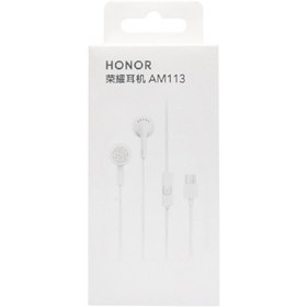 تصویر هندزفری سیمی تایپ سی اصلی هونور Honor AM113 Headphones Type-C Honor AM113 Original Semi-In-Ear Headphones Type-C