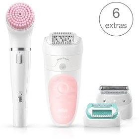 تصویر اپیلاتور سری 5 براون مدل 5875 Braun Silk-épil Beauty Set 5 5/875 Wet and Dry Epilator