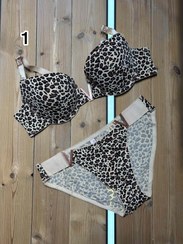 تصویر ست اسفنجی پلنگی طرح ویکتوریا سکرت 