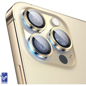 تصویر گلس محافظ لنز گوشی آیفون Apple iPhone 14 Pro/Pro Max مدل دور فلزی 