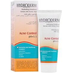 تصویر امولسیون مرطوب کننده هیدرودرم مناسب برای پوست های چرب، جوشدار و آکنه ای Hydroderm Hydrating Emulsion Greasy & Acneic Skins