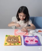 تصویر پک کاردستی حیوانات با کاموا – بهترین هدیه روز دختر Yarn package