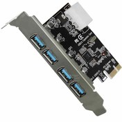 تصویر کارت USB3.0 PCI چهار پورت مدل 019 USB3.0 PCI Cart