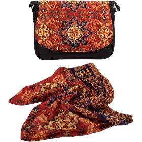 تصویر ست کیف و شال زنانه پرستو کد 16 Parstoo Women Bag and Shawl Set Code 16