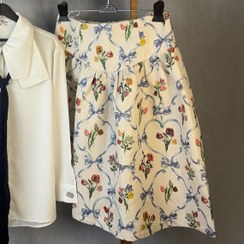 تصویر دامن ژاکارد پفی بلند زنانه برند only کد 067 