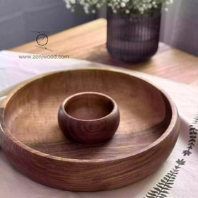 تصویر کاسه مزه خوری - گردو 