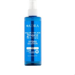 تصویر اسپری دو فاز مو هیالورونیک اسید آدرا حجم 200 میلی لیتر Adra Hyaluronic Acid Hair 2phase Spray 200ml