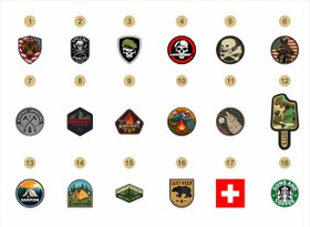 تصویر پچ چسبدار کوله پشتی Camping 