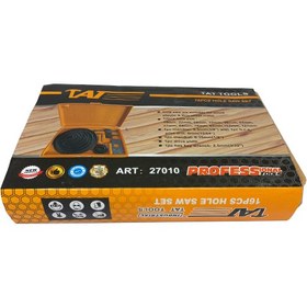 تصویر مجموعه ۱۶ عددی مته گرد بر چوب تات مدل T_27010 