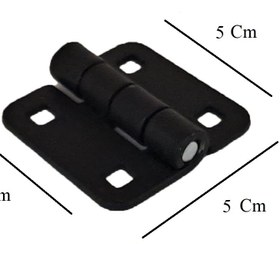 تصویر لولا مشکی 5*5 – ضخامت 3mm 