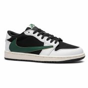 تصویر کفش کتونی نایک ایر جردن 1 لو تراویس اسکات سبز مشکی کد 294992 