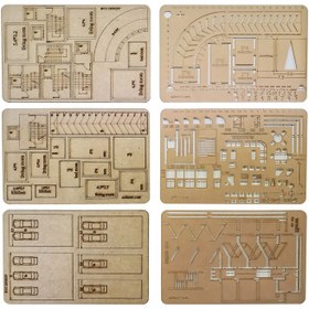 تصویر شابلون مدل طراحی معماری نظام مهندسی کد SM1-1 مجموعه 32 عددی 