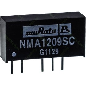 تصویر مبدل ولتاژ موراتا 55± میلی آمپر MURATA NMA1209SC DC/DC IN:12V OUT:±9V 