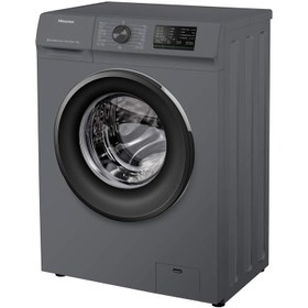 تصویر ماشین لباسشویی هایسنس 6 کیلویی WFVC6010 سفید نقره ای Hisense WFVC6010 Washing Machine 6KG A+++ Stainless Steel 1000rpm