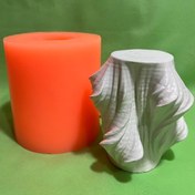 تصویر قالب سیلیکونی استوانه گیسو 