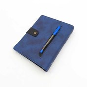 تصویر کلاسور چرمی نگار مدل پرادا پلاس ۲۰ حلقه 