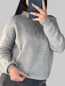 تصویر بافت یقه دکمه 