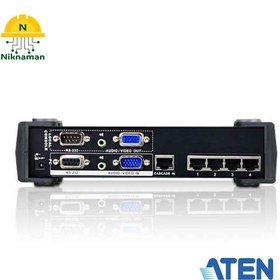 تصویر ویدئو اسپلیتر 4 پورت VGA-Audio-Rs232 آتن (ATEN) مدل VS1504 