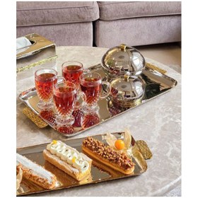 تصویر قندان استیل و برنج بامبو VB105 