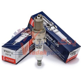 تصویر شمع کاربراتور دنسو ژاپن - کد 3018 (بسته۴عددی) DENSO Spark Plug W16EP-U 3018 JAPAN