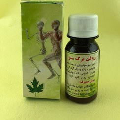 تصویر روغن برگ سبز 