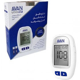 تصویر دستگاه تست قندخون آوان مدل AGM01 همراه 10 عدد نوار Avan AGM01 Blood Glucose Meter + 10 Test Strips Pack