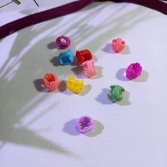 تصویر مهره مو ده عددی کارتی ، رنگی وارداتی کد 1042 