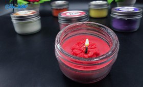 تصویر شمع لیوانی معطر (RC Scented Glass Candle) در ۶ رایحه ی مختلف با ۲۸% تخفیف و 