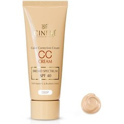 تصویر کرم پودر متعادل کننده رنگ پوست cc کرم سینره رنگ Deep با SPF 40 