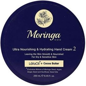 تصویر کرم دست فوق سبک و آبرسان 1 مورینگا امو مناسب انواع پوست 250 میل Moringa Emo Ultra Light Hydrating Hand Cream 1 for All Skin