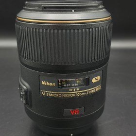 تصویر لنز نیکون دست دوم Nikon AF-S Micro NIKKOR 105mm f/2.8G ED VR(جعبه ندارد) 