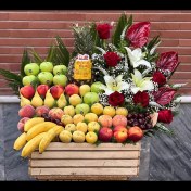 تصویر باکس گل و میوه لامیا 