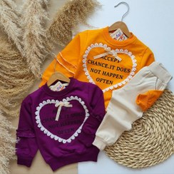 تصویر ست دخترانه قلب 