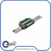 تصویر واگن 25 (کالسکه) سی ان سی CNC لبه دار مدل HGW25 ساخت چین Block CNC HGW25