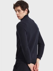 تصویر سویشرت نیم زیپ اسنشیال برند june Essentail Half Zipper Sweatshirt