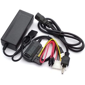 تصویر کابل تبدیل هارد SATA/IDE به USB 2.0 مدل U-SA01 U-SA01 SATA/IDE to USB 2.0 Cable