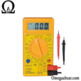 تصویر مولتی متر دیجیتالی DT-830D زرد 