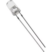 تصویر LED 5MM قرمز شفاف سوپر هایبرایت 