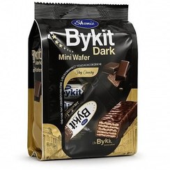 تصویر ویفر کرم کاکائو بایکیت با روکش کاکائو تلخ شونیز بسته 200 گرمی 