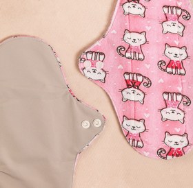 تصویر پد قاعدگی پارچه‌ای (حوله‌ای) 