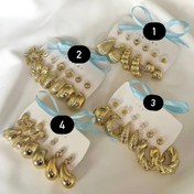 تصویر پک گوشواره اقتصادی طلایی 