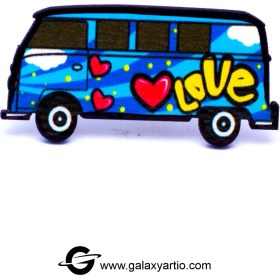 تصویر پیکسل ون آبی 