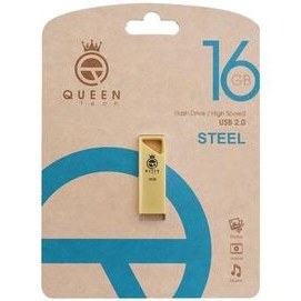 تصویر فلش مموری کوئین تک مدل steel ظرفیت 16 گیگابایت Queen tech steel Flash Memory 16GB