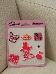 تصویر پک استیکر کراکس جیبیتز 7 تایی | مدل باربی 