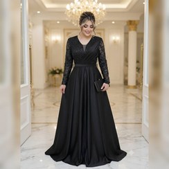 تصویر لباس مجلسی زنانه مدل جسیکا سایز ۴۰ تا ۴۸ با حجاب 
