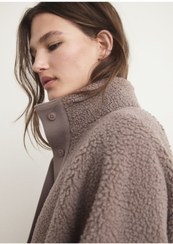 تصویر ژاکت زنانه MANGO Buttoned fur cardigan 